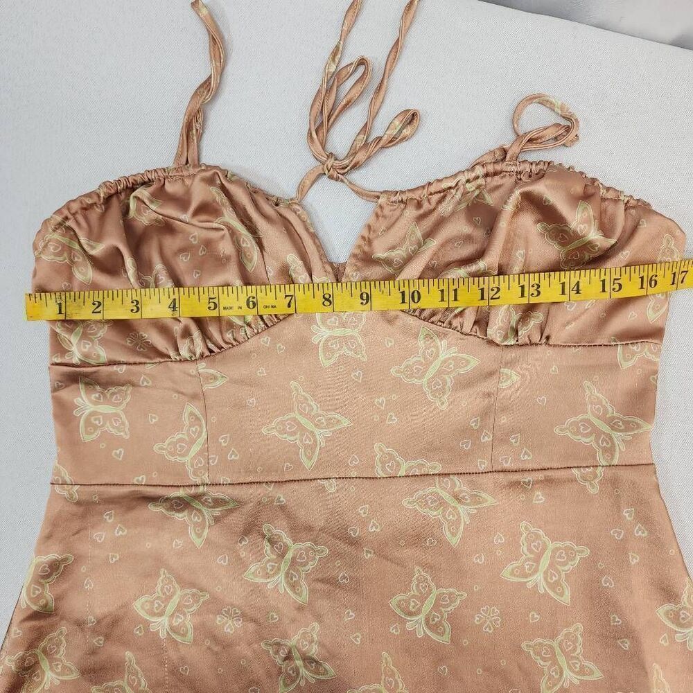 Pacsun LA Hearts Size M Butterfly Dress- Spaghetti Straps Mini Y2k - Picture 4 of 9